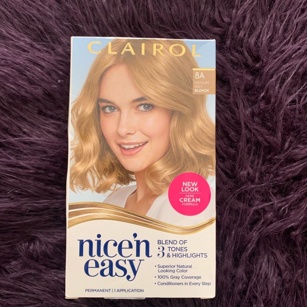 Brand new: medium ash blonde hair dye